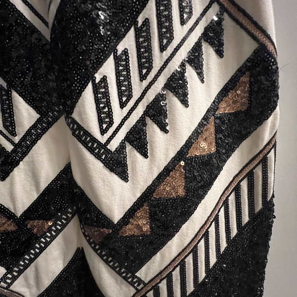Express Stunning Aztec Sequin Women’s Medium Mini Dress - Picture 11 of 16